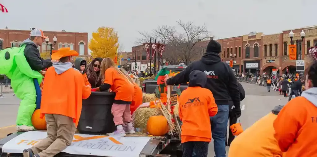 T-10 Construction joins the Anoka Halloween Parade